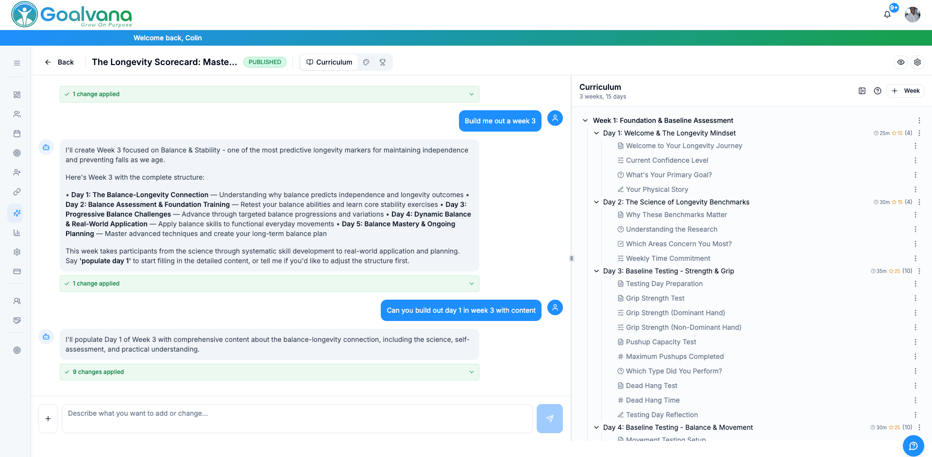 Program Builder with AI
